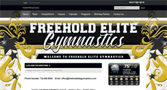 Desktop Screenshot of freeholdelitegymnastics.com