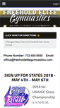 Mobile Screenshot of freeholdelitegymnastics.com