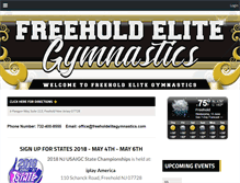 Tablet Screenshot of freeholdelitegymnastics.com